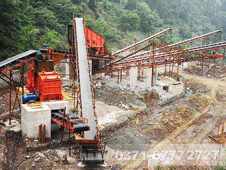 破碎石料的生產(chǎn)線(xiàn)都有什么設備組成？