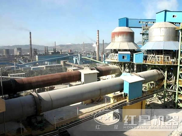 陶粒砂回轉窯客戶(hù)現場(chǎng)圖