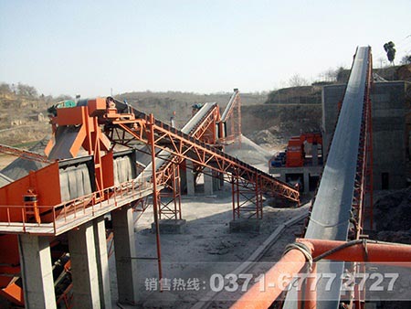 青石破碎生產(chǎn)線(xiàn)，全流程