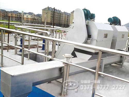 螺旋輸送機工作現場(chǎng)