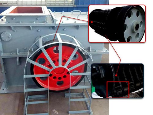 環(huán)錘式破碎機局部細節