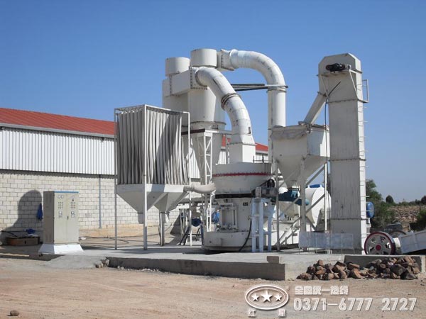 脫硫石膏磨粉工藝客戶(hù)現場(chǎng)