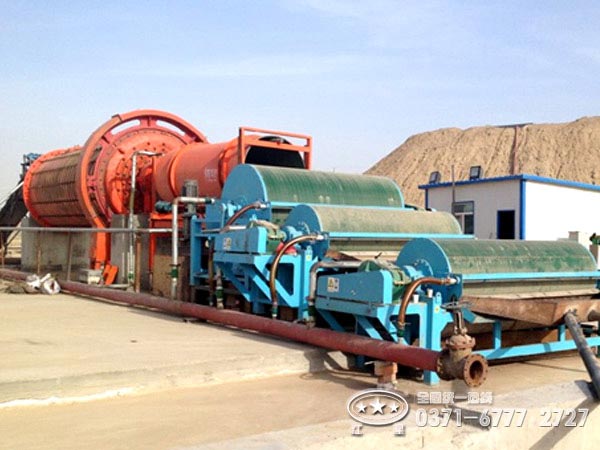 錳礦磁選現場(chǎng)