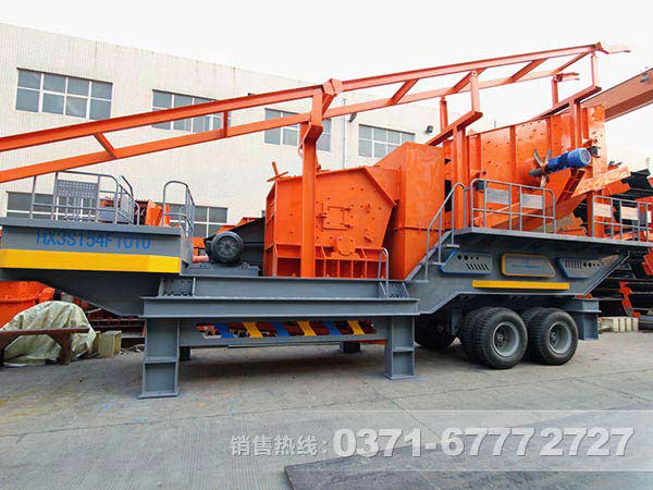 反擊輪胎式移動(dòng)破碎機