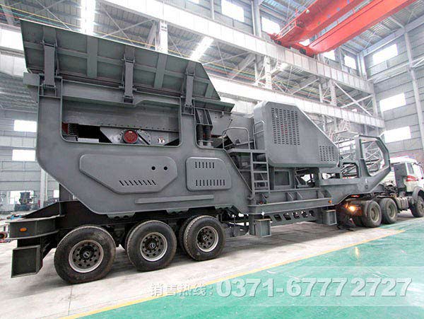 反擊輪胎式移動(dòng)破碎機