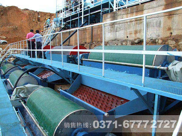 硅灰石選礦工藝現場(chǎng)