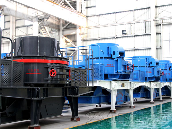 制砂機供應商生產(chǎn)車(chē)間