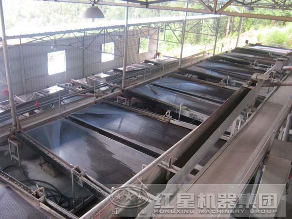 搖床工作現場(chǎng)