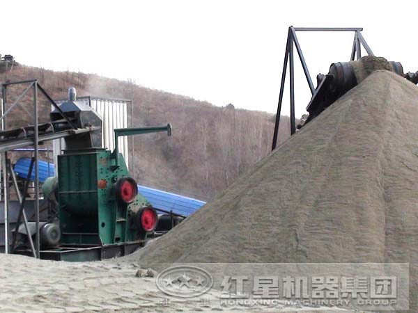 原煤破碎機投產(chǎn)現場(chǎng)示意圖