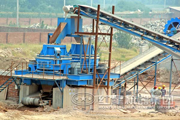 碎石場(chǎng)生產(chǎn)線(xiàn)現場(chǎng)示意圖