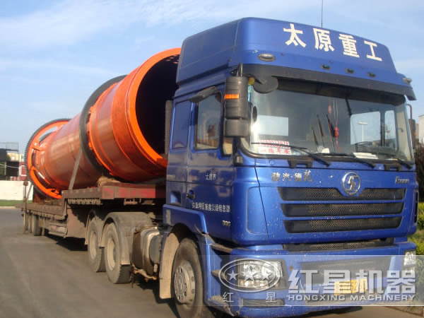 石油焦烘干機發(fā)貨現場(chǎng)