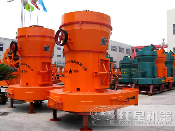 鋯英砂磨粉機廠(chǎng)區一角