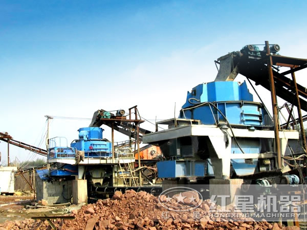 石子破碎生產(chǎn)線(xiàn)客戶(hù)現場(chǎng)圖二