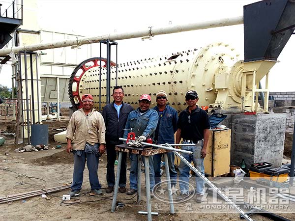 浮選生產(chǎn)線(xiàn)安裝現場(chǎng)圖