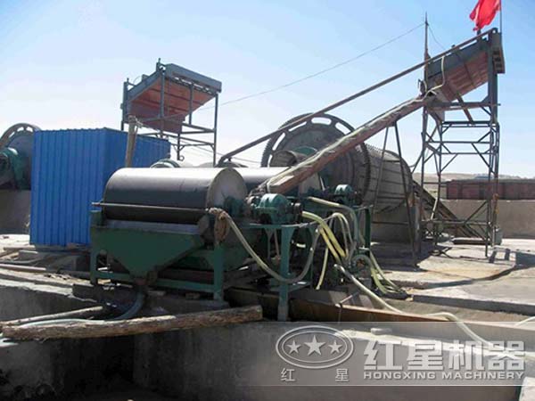 某室外磁選生產(chǎn)線(xiàn)客戶(hù)生產(chǎn)現場(chǎng)