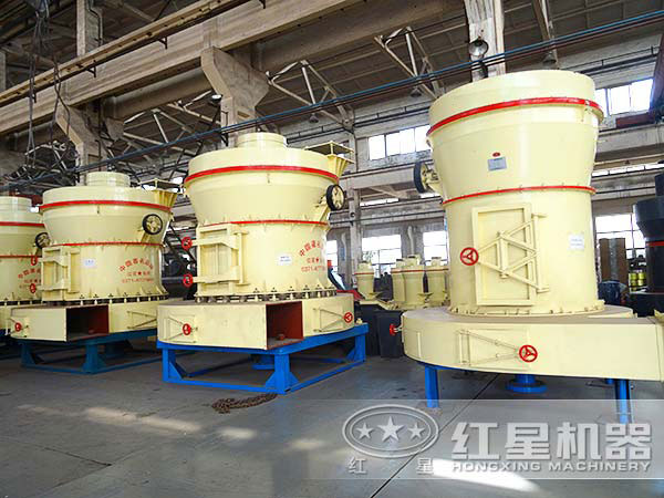 高壓微粉磨粉機生產(chǎn)車(chē)間