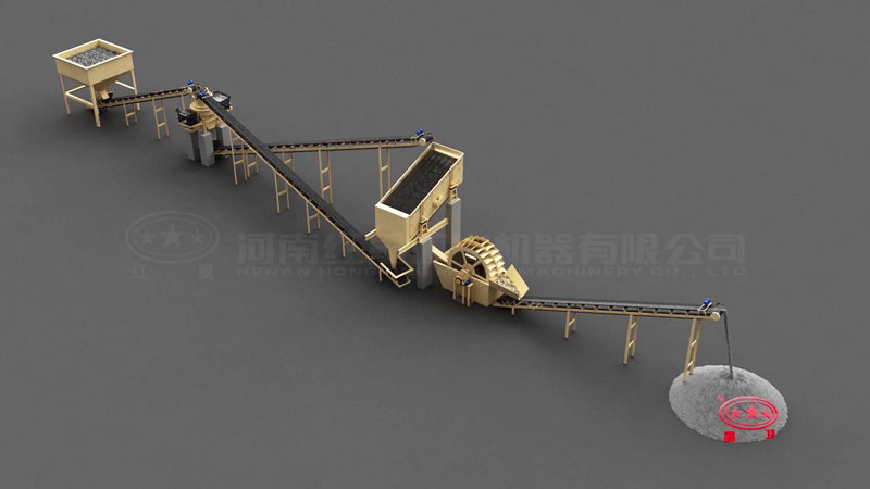 廣東小型時(shí)產(chǎn)30T花崗巖制砂生產(chǎn)線(xiàn)設備配置視頻