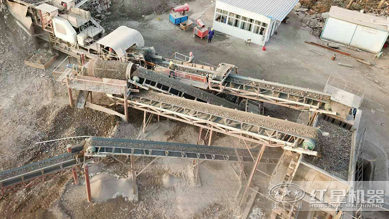 湖南建筑垃圾移動(dòng)破碎機生產(chǎn)線(xiàn)視頻現場(chǎng)