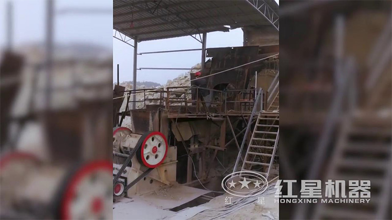 安徽時(shí)產(chǎn)200噸花崗巖石料破碎生產(chǎn)線(xiàn)