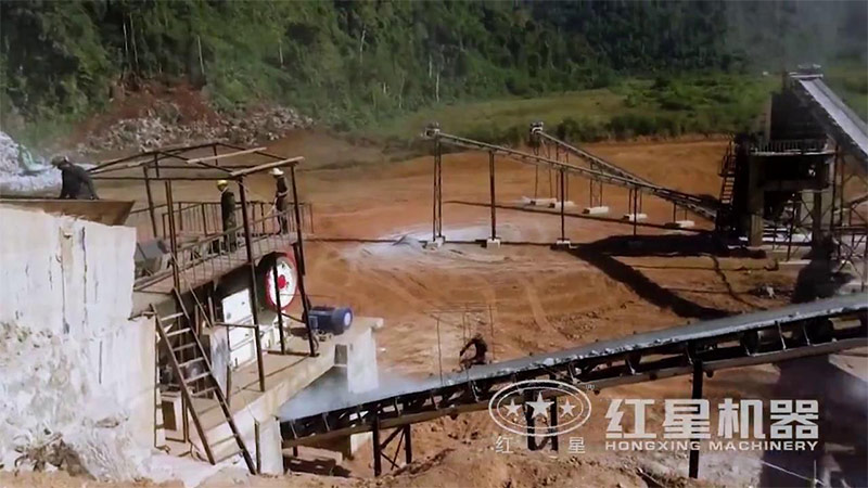 北京時(shí)產(chǎn)50~80噸青石破碎生產(chǎn)線(xiàn)