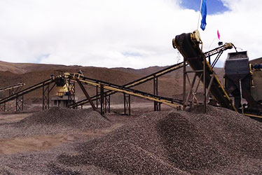 河南焦作尾礦石破碎生產(chǎn)線(xiàn)案例