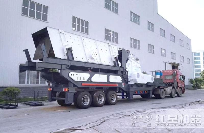 輪胎移動(dòng)制砂機