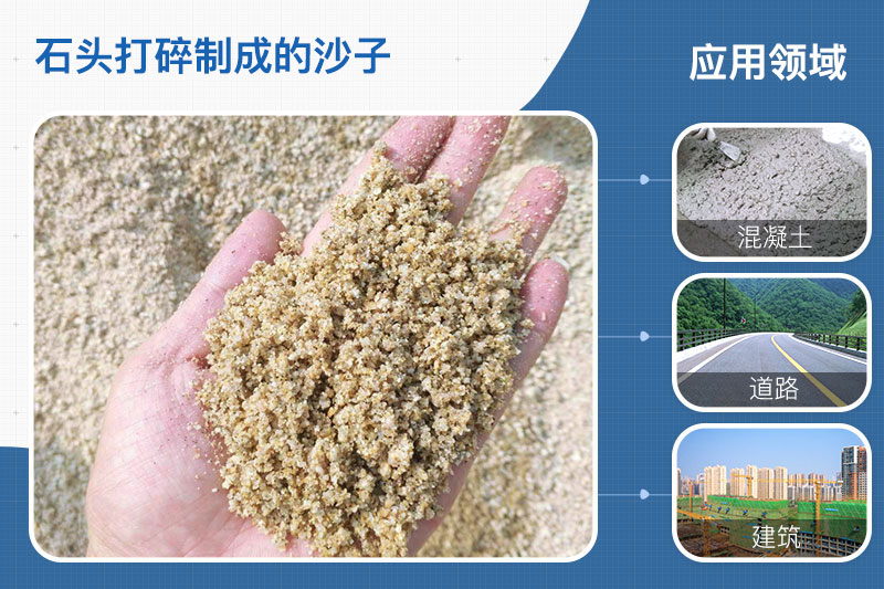 石頭打碎制成的沙子應用領(lǐng)域 石頭打碎制成的沙子應用領(lǐng)域