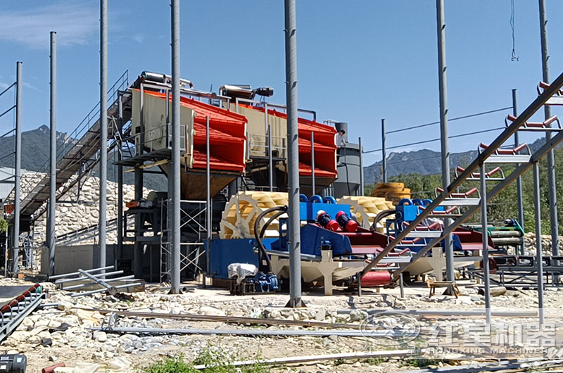 洗砂機工作現場(chǎng)圖片 洗砂機工作現場(chǎng)圖片