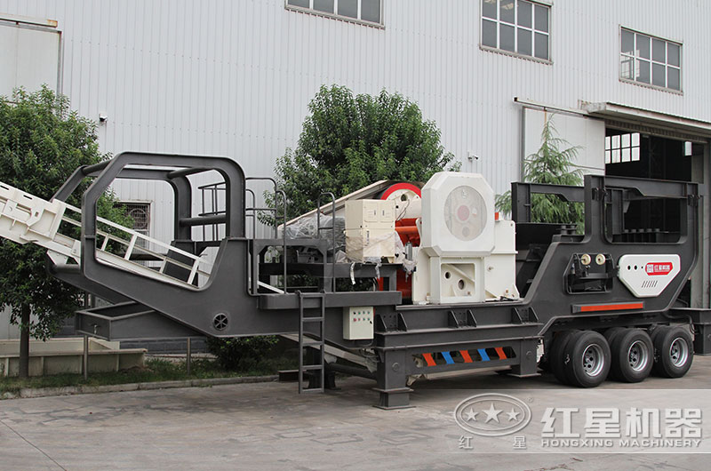 小型移動(dòng)式渣土粉碎機圖片