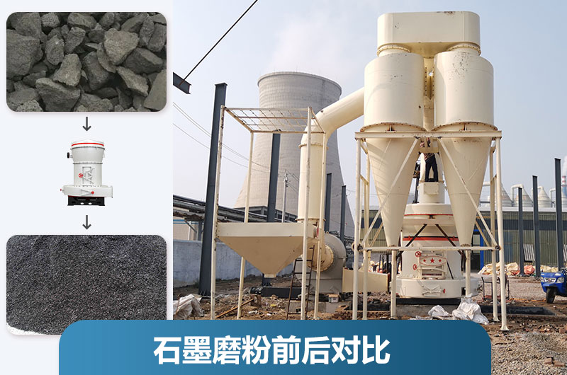 石墨粉加工現場(chǎng)及處理前后 石墨粉加工現場(chǎng)及處理前后