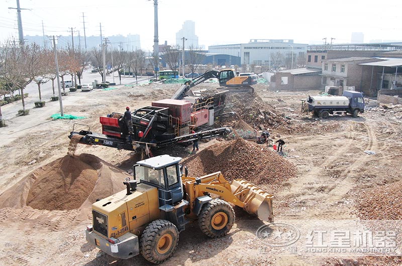 西安客戶(hù)磚石處理廠(chǎng)圖片