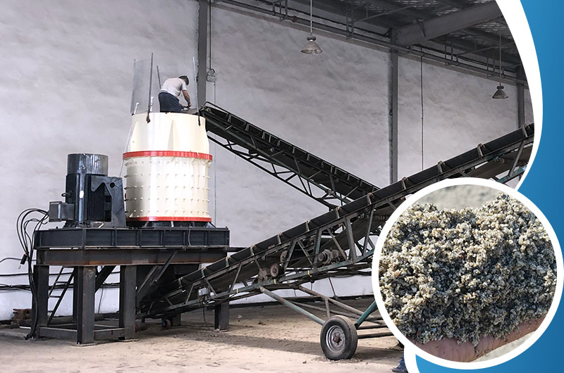 立軸制砂機工作現場(chǎng)圖 立軸制砂機工作現場(chǎng)圖