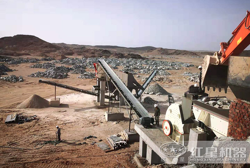 石灰石破碎生產(chǎn)線(xiàn)(錘破單機作業(yè)) 石灰石破碎生產(chǎn)線(xiàn)(錘破單機作業(yè))