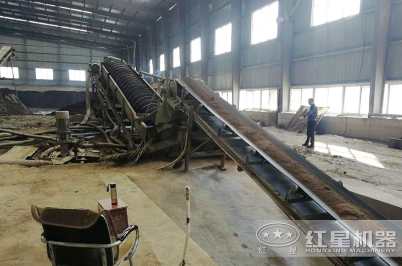 螺旋洗石機工作現場(chǎng)實(shí)拍圖