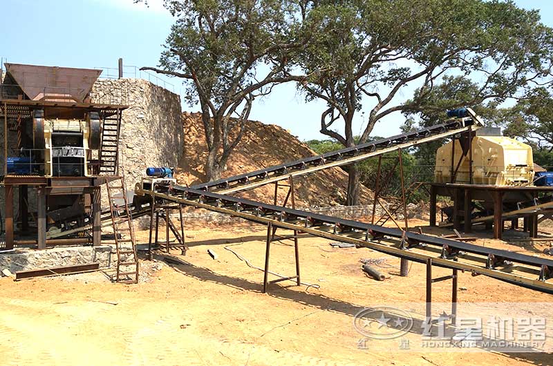 石子碎石機生產(chǎn)現場(chǎng)圖片 石子碎石機生產(chǎn)現場(chǎng)圖片