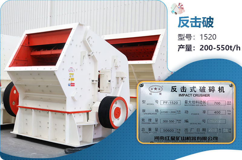 1520反擊破碎機參數 1520反擊破碎機參數