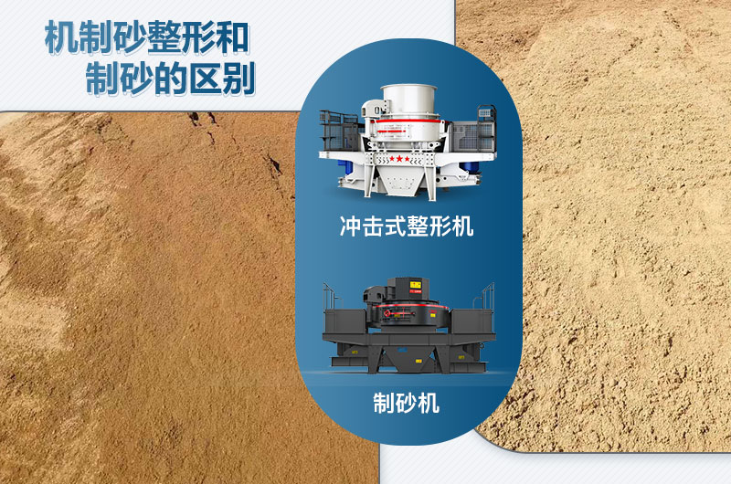 沖擊式整形機和制砂機的區別是什么？