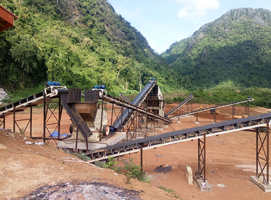 河南焦作尾礦石破碎生產(chǎn)線(xiàn)案例