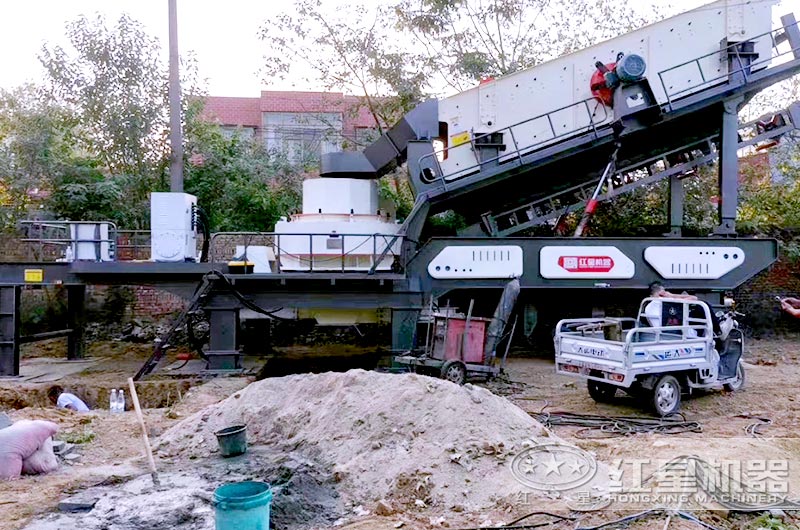 移動(dòng)碎沙機圖片展示