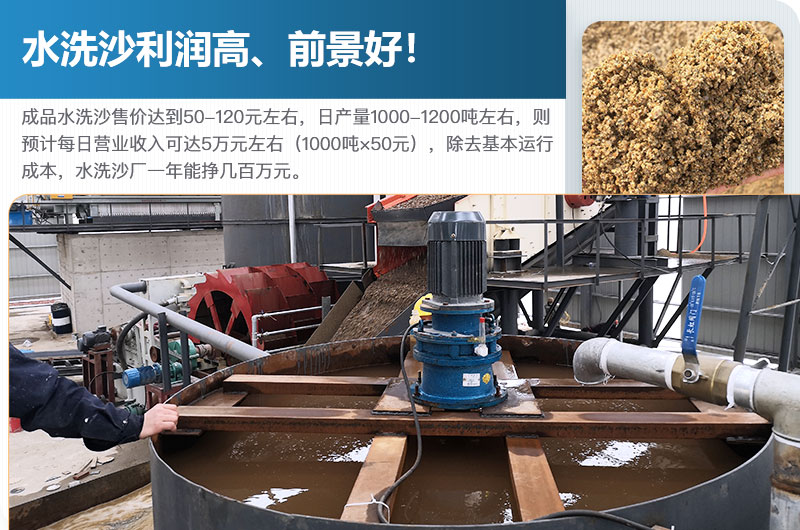 水洗砂的原料是什么？水洗沙一年能掙多少錢(qián)？