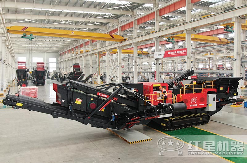 履帶式移動(dòng)破碎車(chē)圖片，制造車(chē)間