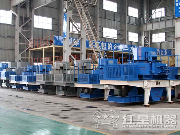 頁(yè)巖制砂設備生產(chǎn)車(chē)間