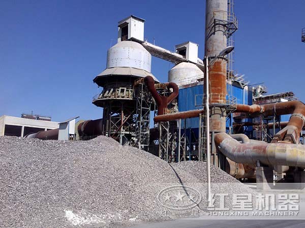 鋁釩土回轉窯生產(chǎn)現場(chǎng)