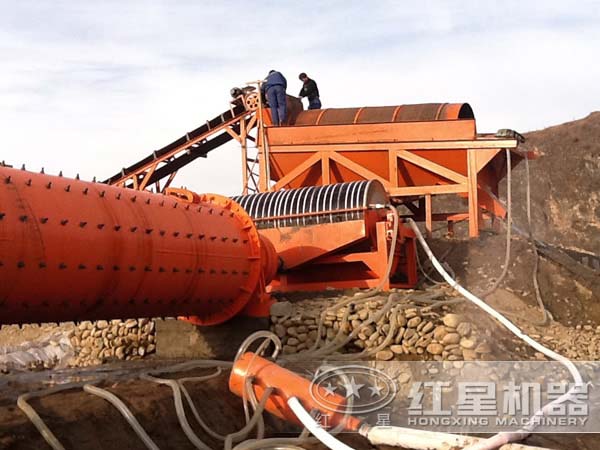 錳礦石生產(chǎn)工藝客戶(hù)安裝現場(chǎng)