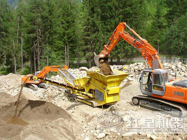 移動(dòng)式石子破碎機