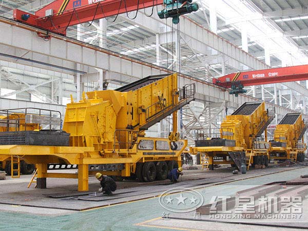 車(chē)載碎石機生產(chǎn)車(chē)間