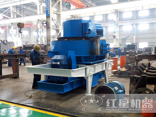 沖擊式破碎機加工車(chē)間