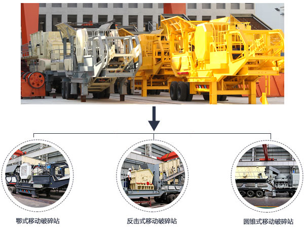 三種常用移動(dòng)碎石機類(lèi)型