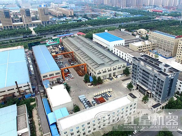 紅星破碎機廠(chǎng)家俯視圖