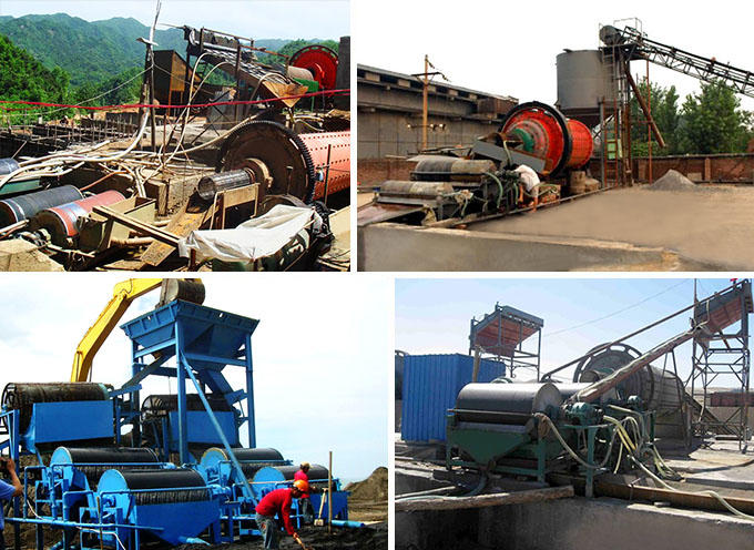 錳礦干式磁選機工作現場(chǎng)